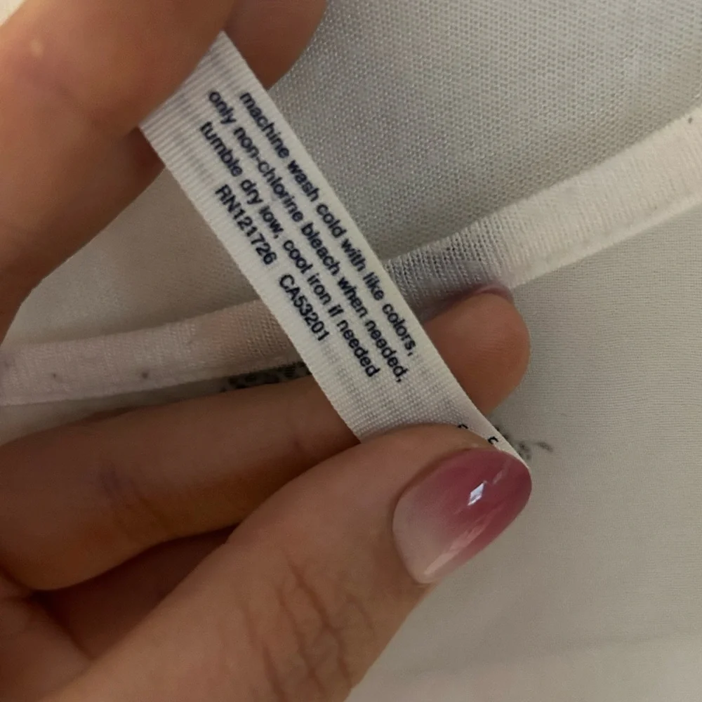 Aeropostale White Sheer Blouse - Picture 4 of 7